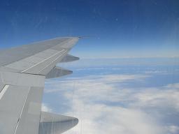 飛行機でーす